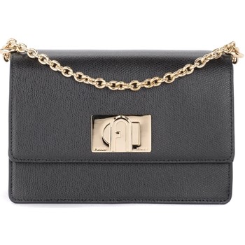 Furla Bandolera Bolso con bandolera 1927 Mini de piel negra con bandolera