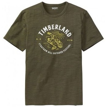 Timberland Camiseta CAMISETA OUTDOOR FEST VERDE