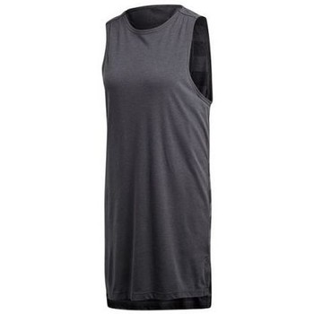 adidas Camiseta tirantes CAMISETA SIN MANGAS ID LONG TEE MUJER GRIS