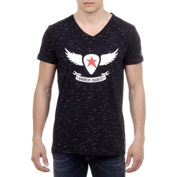 Andrew Charles By Andy Hilfiger Camiseta Camiseta de hombre cuello a V