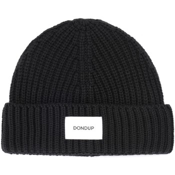 Dondup Gorro Gorro de mixto lana acanalado negro