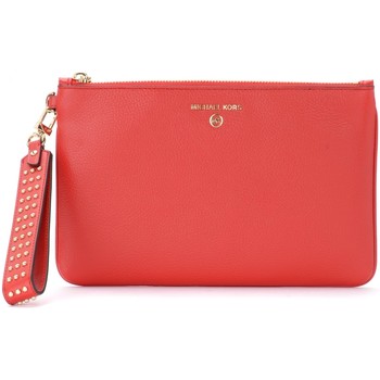 MICHAEL Michael Kors Bolso Bolso de mano de piel martillada roja