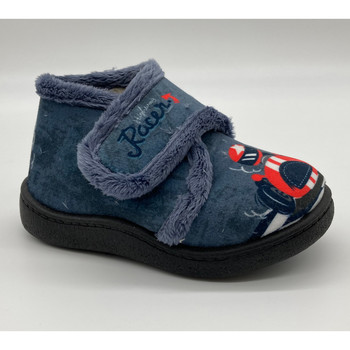Roal Pantuflas BOTITA VELCRO COCHE 25 AZUL