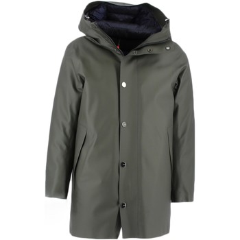 Rrd - Roberto Ricci Designs Abrigo W20035 DOUBLE RUBBER PARKA chaquetas hombre Verde