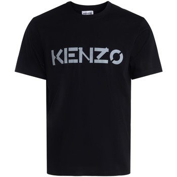 Kenzo Camiseta Camiseta Logo de algodón negro