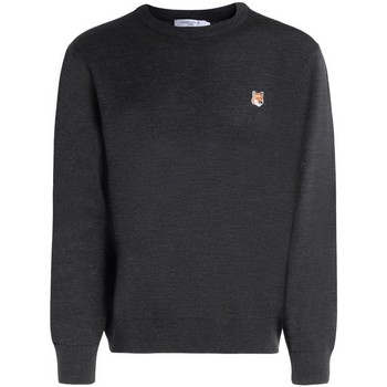 Maison Kitsuné Jersey Suéter Maison Kitsuné Fox Head color antracita