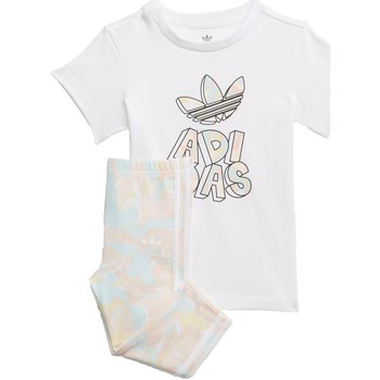 adidas Mono TUTA ADIDAS TEE DRESS SET BIANCA