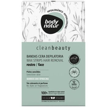 Body Natur Tratamiento corporal Clean Beauty Bandas Cera Rostro Pieles Sensibles