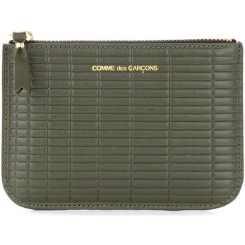 Comme Des Garcons Bolso Bolso de mano Brick Line de piel