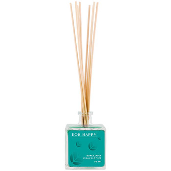 Eco Happy Velas, aromas Ropa Limpia Ambientador Mikado