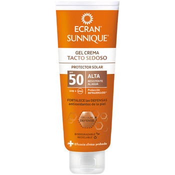 Ecran Protección solar Sunnique Gel Crema Tacto Seda Spf50