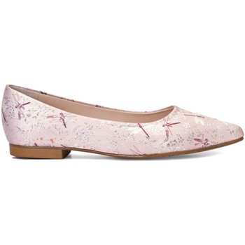 Gennia Bailarinas Bailarinas Estampadas Mujer Rosa Palo Tacon Punta Fina -VALERIA