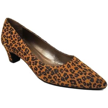 Gennia Zapatos de tacón Zapatos Salones Mujer Leopardo Piel Tacon Bajo - DAILA