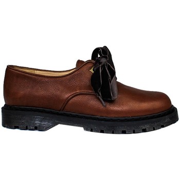 Gennia Zapatos Mujer Oxford Blucher Zapatos Mujer Piel Planos Cordones - KRISTEL