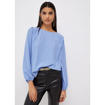 Liu Jo Blusa Blusa en mezcla de seda con solapas