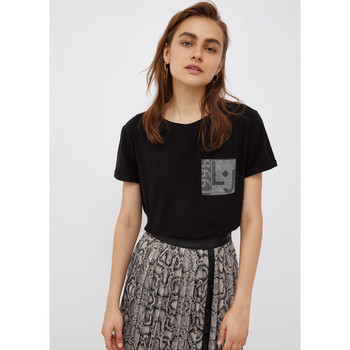 Liu Jo Camiseta Camiseta con bolsillo decorativo