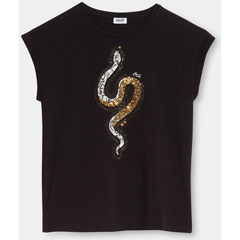 Liu Jo Camiseta Camiseta con estampado y aplicaciones