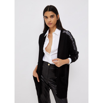 Liu Jo Chaqueta de punto Cárdigan largo con encaje