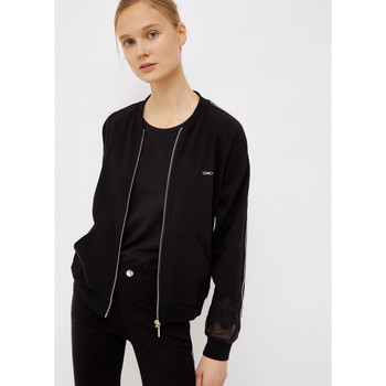 Liu Jo Jersey Sudadera con cremallera y encaje