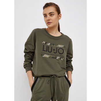 Liu Jo Jersey Sudadera con logotipo y lentejuelas