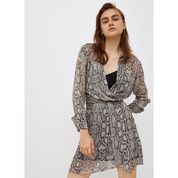 Liu Jo Vestido Vestido corto con estampado de piel de serpiente