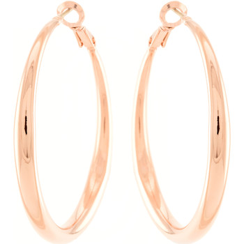 Luxenter Pendientes Pendientes Sira Con Baño Oro Rosa De 18 Quilates