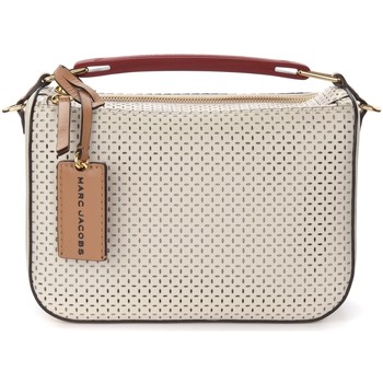Marc Jacobs Bandolera Bolso The The Softbox Perforated color marfil