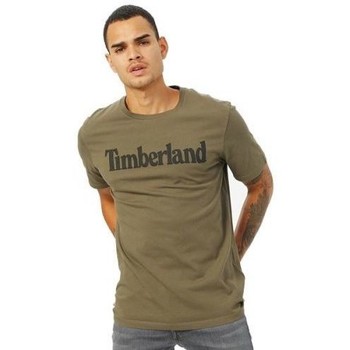 Timberland Camiseta CAMISETA K-R BRAND LINEAR VERDE OLIVO