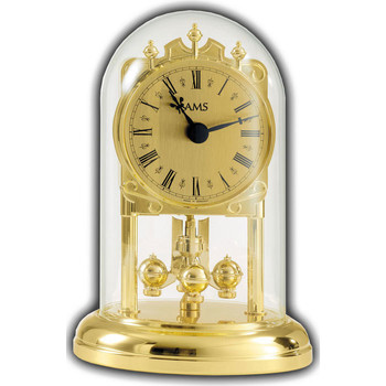 Ams Reloj analógico 1103, Quartz, Gold, Analogue, Classic