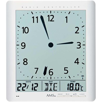 Ams Reloj digital 5896, Quartz, Grey, Digital, Modern