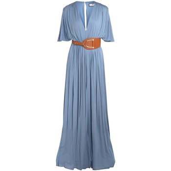 Elisabetta Franchi Vestido largo Vestido red carpet celeste con maxi