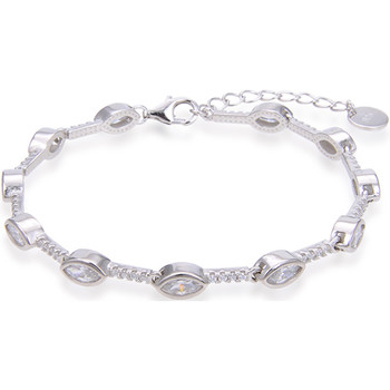 Luxenter Pulseras Pulsera Nmre De Plata De Ley 925