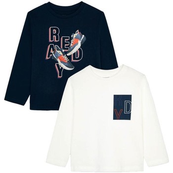 Mayoral Camiseta manga larga Set 2 camisetas m/l ready Marino