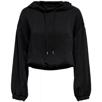 Only Jersey Hoodie Surf Black