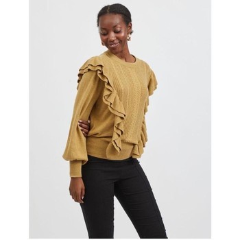 Vila Jersey Hani Ruffle Knit Khaki