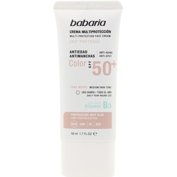 Babaria Protección solar SOLAR MULTIPROTECCION CREMA ANTIMANCHAS COLOR SPF50+ 50ML