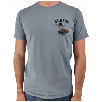 Bl'ker Camiseta Camiseta Surfing Cowboy Hombre
