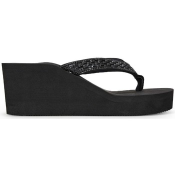 Bosanova Chanclas Sandalias negras con cuña