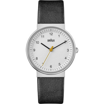 Braun Reloj analógico Brawn BN0031WHBKL, Quartz, 33mm, 5ATM