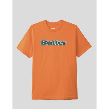 Butter Goods Camiseta CAMISETA WORDMARK TEE ORANGE
