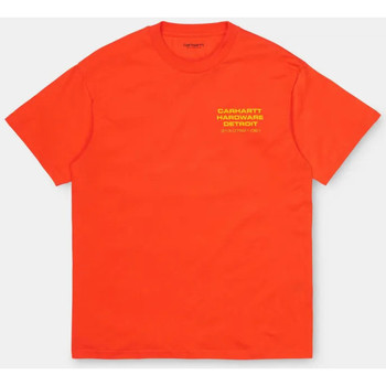 Carhartt Camiseta Camiseta S/S Screws Hombre - Naranja