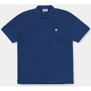 Carhartt Polo Camiseta S/S Chase Hombre - Azul Claro
