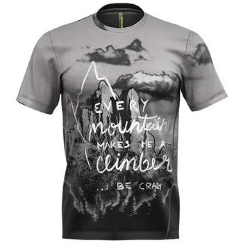 Crazy Idea Camiseta Camiseta Legend Hombre - Gris
