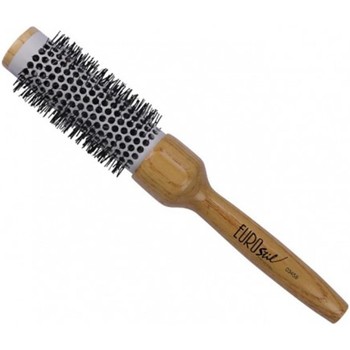 Eurostil Tratamiento capilar MANGO MADERA CEPILLO CERAMICO 33MM 2 UNIDADES