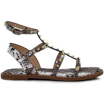 Exé Shoes Sandalias SANDALIA PLANA SNAKE CON REMACHES DORADOS ALLISON-820
