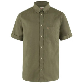 Fjallraven Camisa manga corta Camisa Ovik Travel Hombre - Verde
