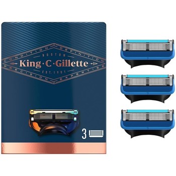 Gillette Afeitadoras & cuchillas KING SHAVE EDGING RAZOR BLADESX3 CARTRIDGES