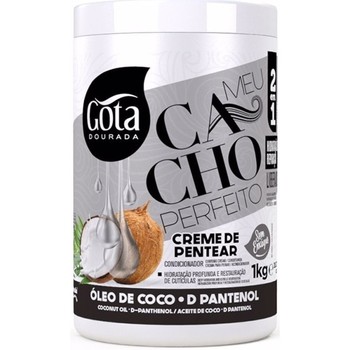 Gota Dourada Tratamiento capilar MEU CACHO PERFEITO ACEITE DE COCO CREMA DE PEINADO 1000GR