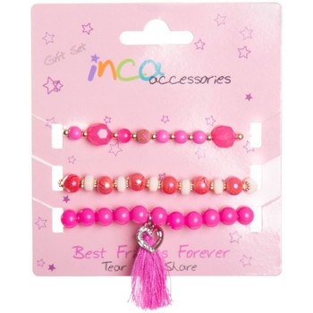 Inca Pulseras PULSERAS DE BOLITAS DE COLORES BFF 3 UNIDADES