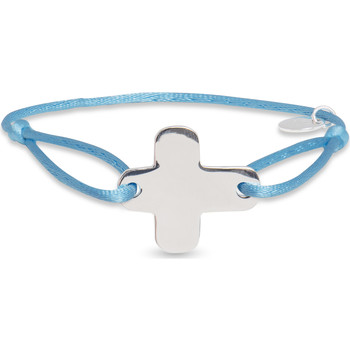 Luxenter Pulseras Pulsera Cruz De Plata De Ley 925